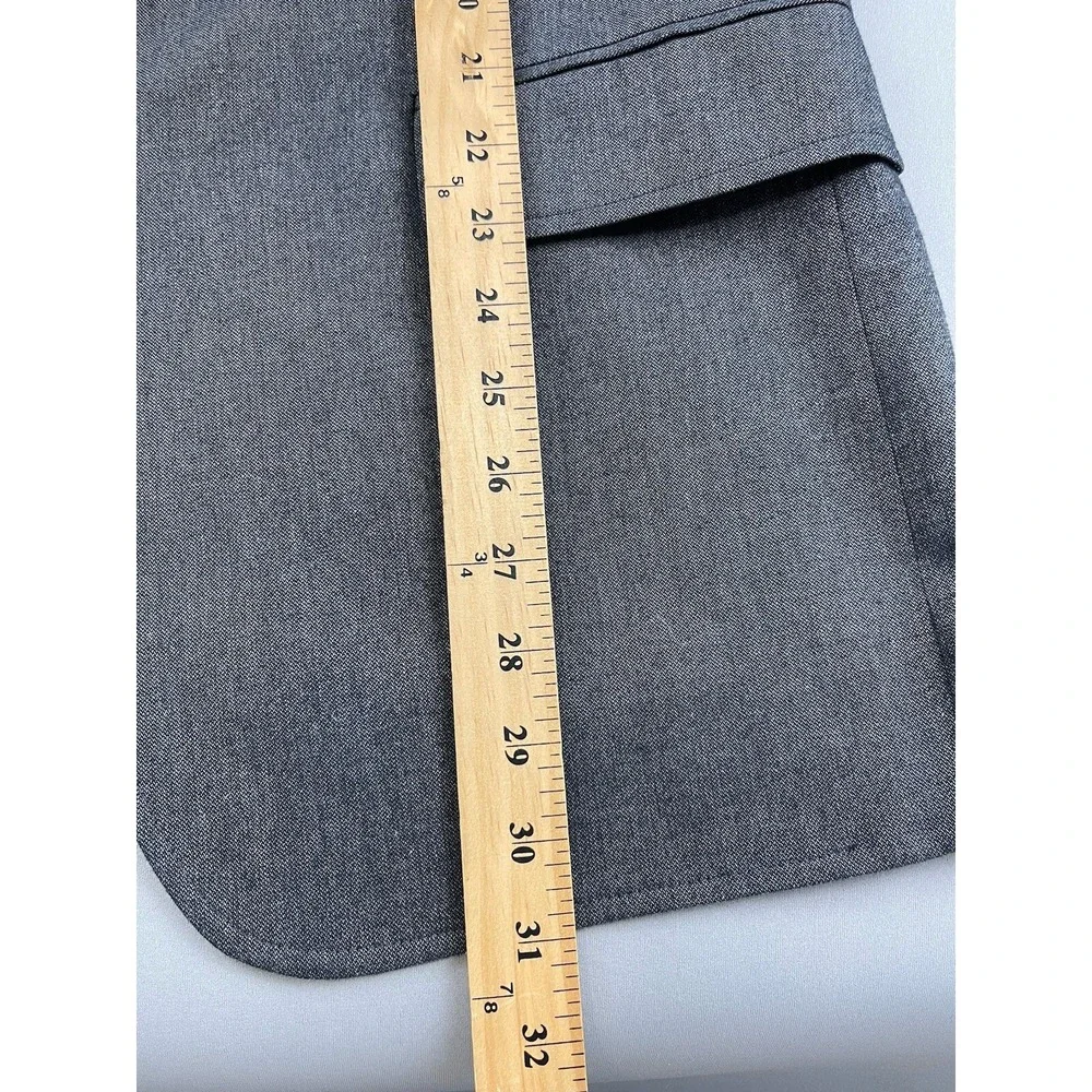 Banana Republic Mens Blazer 44 Gray‎ Tailored Fit Wedding Easter 100% Cotton